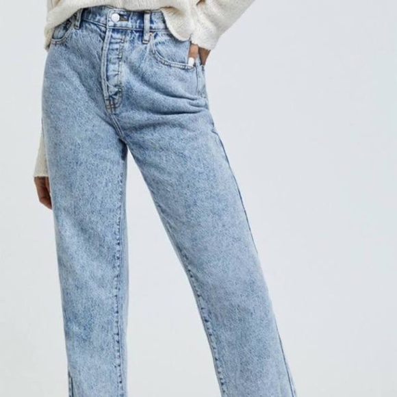 PacSun Denim - PacSun Acid Wash High Rise Straight Jeans